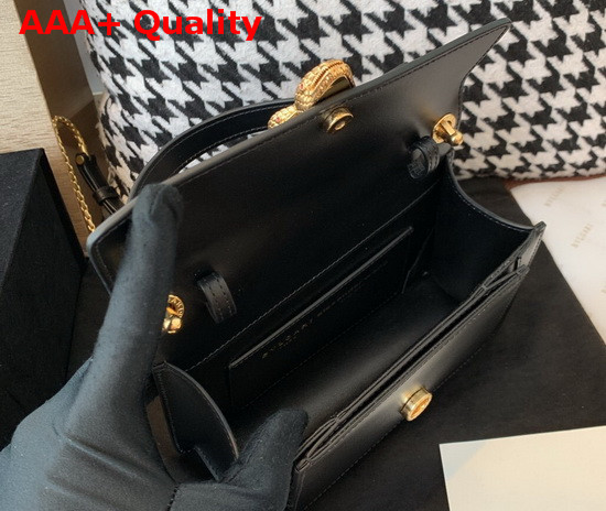 Alexander Wang x Bvlgari Belt Bag in Smooth Black Calf Leather Replica