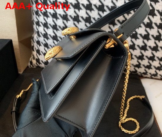 Alexander Wang x Bvlgari Belt Bag in Smooth Black Calf Leather Replica