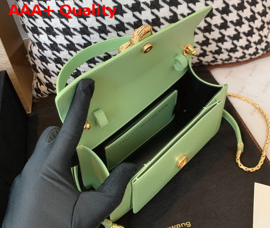 Alexander Wang x Bvlgari Belt Bag in Smooth Green Calf Leather Replica