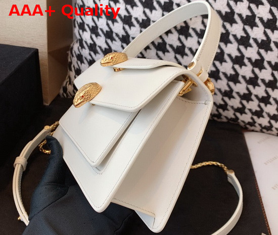 Alexander Wang x Bvlgari Belt Bag in Smooth White Calf Leather Replica