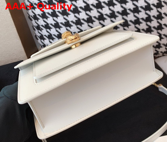 Alexander Wang x Bvlgari Belt Bag in Smooth White Calf Leather Replica
