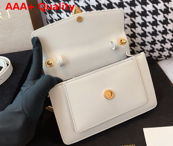Alexander Wang x Bvlgari Belt Bag in Smooth White Calf Leather Replica