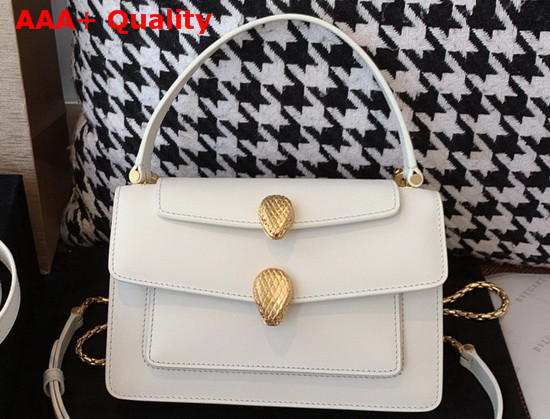 Alexander Wang x Bvlgari Belt Bag in Smooth White Calf Leather Replica
