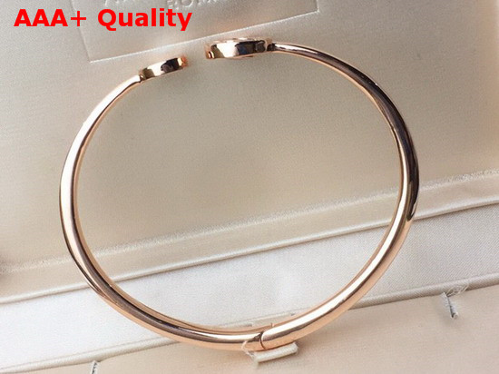Bvlgari 18kt Rose Gold Flip Bracelet with Mother of Pearl and Carnelian Replica