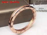 Bvlgari B Zero1 Bracelet with Crystals Pink Gold Replica
