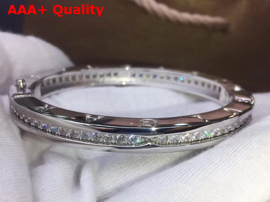 Bvlgari B Zero1 Bracelet with Crystals Silver Replica