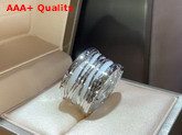 Bvlgari B Zero1 Ring in 18kt White Gold and White Ceramic Replica