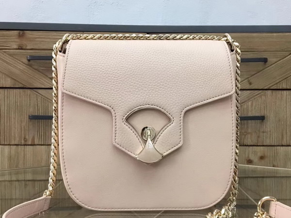 Bvlgari Flap Cover Divas Dream in Linen Agate Smooth and Shiny Grain Calf Leather Medium Model For Sale