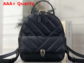 Bvlgari Serpenti Cabochon Backpack in Black Calf Leather Replica