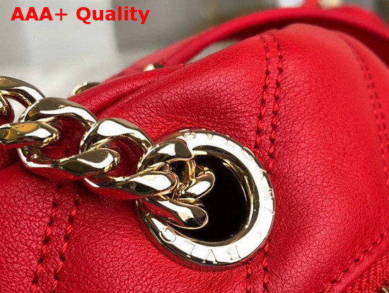 Bvlgari Serpenti Cabochon Backpack in Red Calf Leather Replica