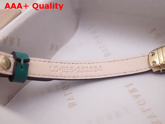 Bvlgari Serpenti Forever Bracelet Green Leather Replica