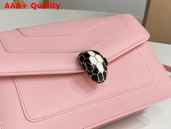 Bvlgari Serpenti Forever Crossbody Bag in Pink Calf Leather Replica