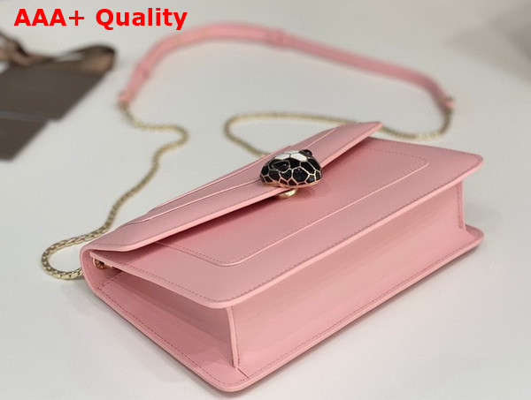 Bvlgari Serpenti Forever Crossbody Bag in Pink Calf Leather Replica
