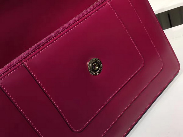 Bvlgari Serpenti Forever Flap Cover Bag in Oxblood Smooth Calf Leather For Sale