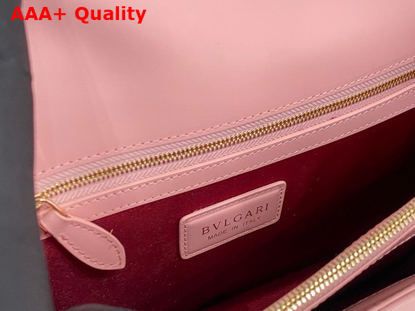 Bvlgari Serpenti Forever Medium Shoulder Bag in Pink Calf Leather Replica