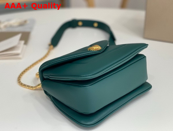 Bvlgari Serpenti Reverse Top Handle Bag in Green Calf Leather Replica