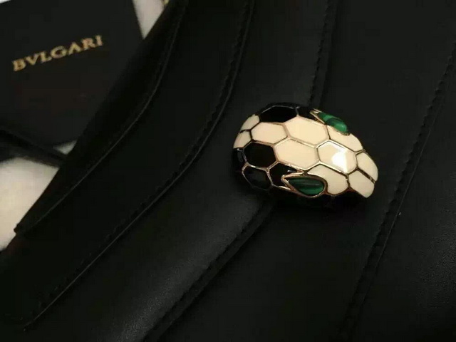 Bvlgari Small Flap Cover Bag Black Calf Leather for Sale