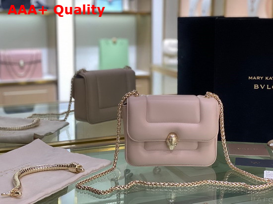 Mary Katrantzou x Bvlgari Top Handle Bag in Soft Matelasse Crystal Rose Pink Nappa Leather Replica