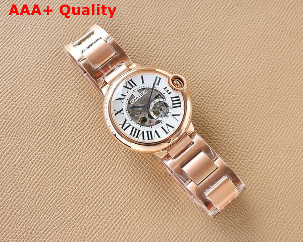 Cartier Ballon Bleu De Cartier Watch 40mm Automatic Movement Rose Gold Replica