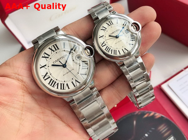 Cartier Ballon Bleu de Cartier Watch 33mm Mechanical Movement with Automatic Winding Steel Replica