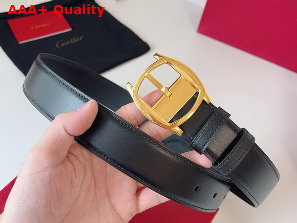 Cartier Belt Drive de Cartier Belt Black Cowhide Strap Replica
