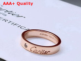 Cartier C De Cartier Wedding Band Pink Gold Diamond Replica