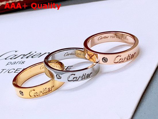 Cartier C De Cartier Wedding Band Yellow Gold Diamond Replica