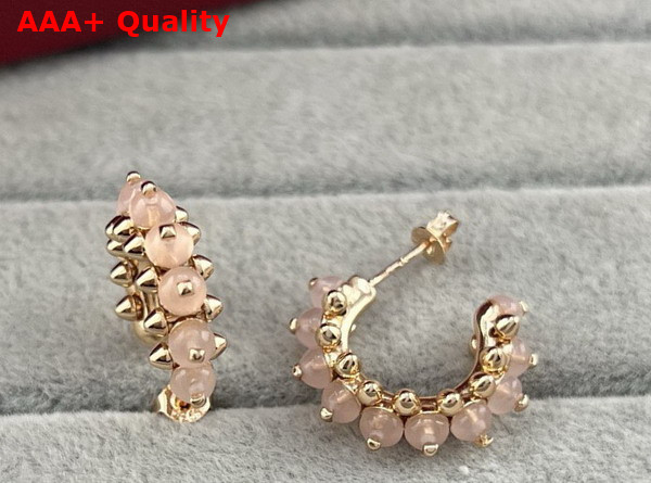 Cartier Clash de Cartier Earrings Pink Chalcedony CRB8301531 Replica