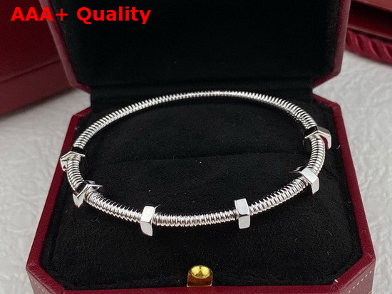 Cartier Ecrou De Cartier Bracelet White Gold Replica