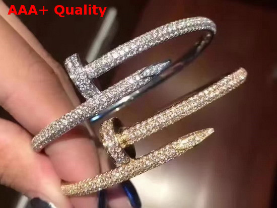 Cartier Juste Un Clou Bracelet Allover Diamonds Replica