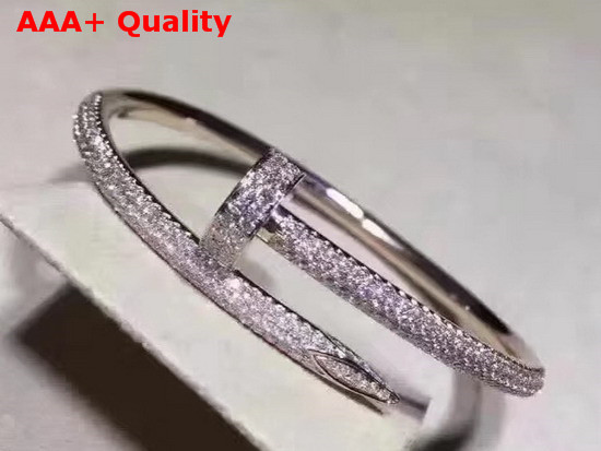 Cartier Juste Un Clou Bracelet Allover Diamonds Replica