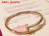 Cartier Juste Un Clou Bracelet Yellow Gold Diamonds Replica