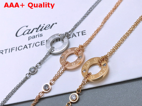 Cartier Love Bracelet Pink Gold Diamonds Replica