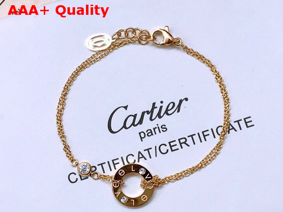 Cartier Love Bracelet Yellow Gold Diamonds Replica