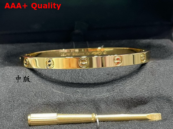 Cartier Love Bracelet Yellow Gold Replica