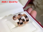 Cartier Love Earrings 2 Diamonds Pink Gold Diamonds Replica