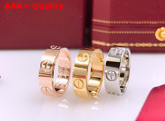 Cartier Love Ring Pink Gold Replica