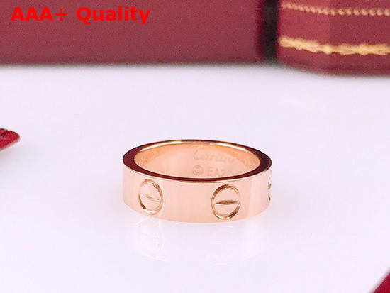 Cartier Love Ring Pink Gold Replica