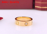Cartier Love Ring with Diamond Yellow Gold Replica