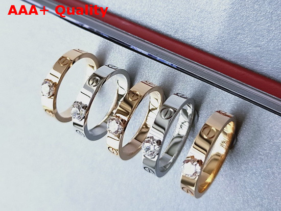 Cartier Love Solitaire White Gold Replica