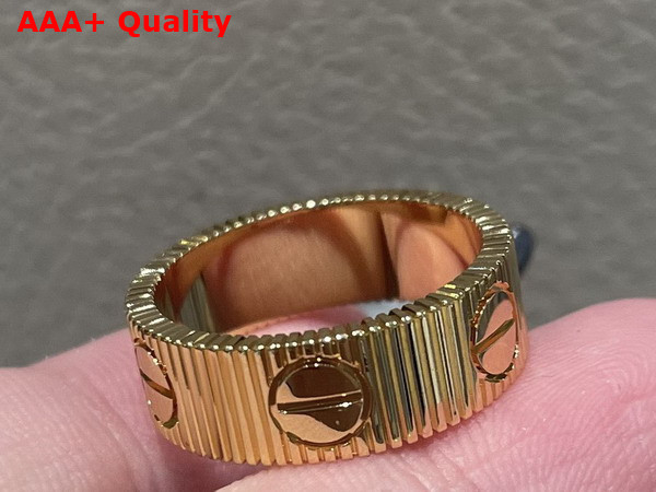 Cartier Love Unlimited Ring in Rose Gold Replica