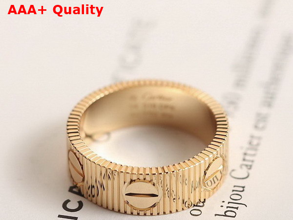 Cartier Love Unlimited Ring in Rose Gold Replica