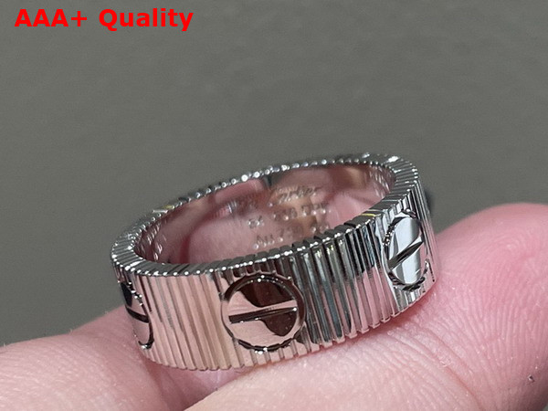 Cartier Love Unlimited Ring in White Gold Replica