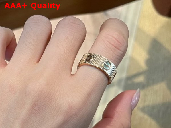 Cartier Love Unlimited Ring in White Gold Replica