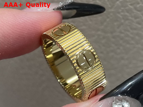 Cartier Love Unlimited Ring in Yellow Gold Replica