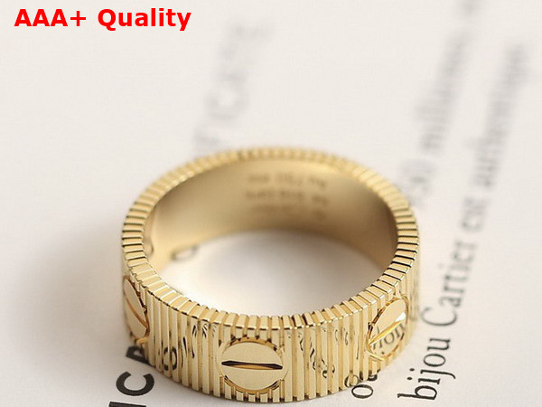 Cartier Love Unlimited Ring in Yellow Gold Replica