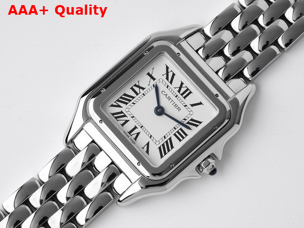 Cartier Panthere de Cartier Watch Medium Model Quartz Movement Steel Replica