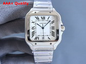 Cartier Santos de Cartier Watch Large Model Automatic Movement Steel Replica