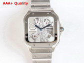 Cartier Santos de Cartier Watch Large Model Hand Wound Mechanical Movement Steel Replica