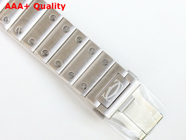 Cartier Santos de Cartier Watch Large Model Hand Wound Mechanical Movement Steel Replica